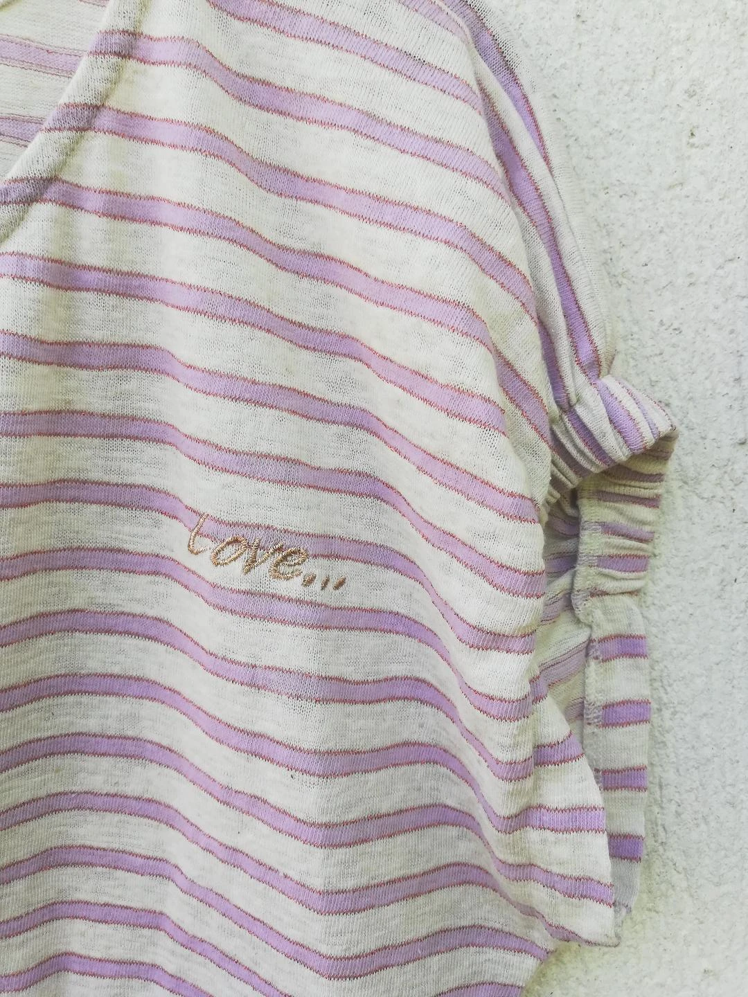Lote de 2 camisetas ligeras y a rayas etiqueta T.L (imperfecciones) – photo 14